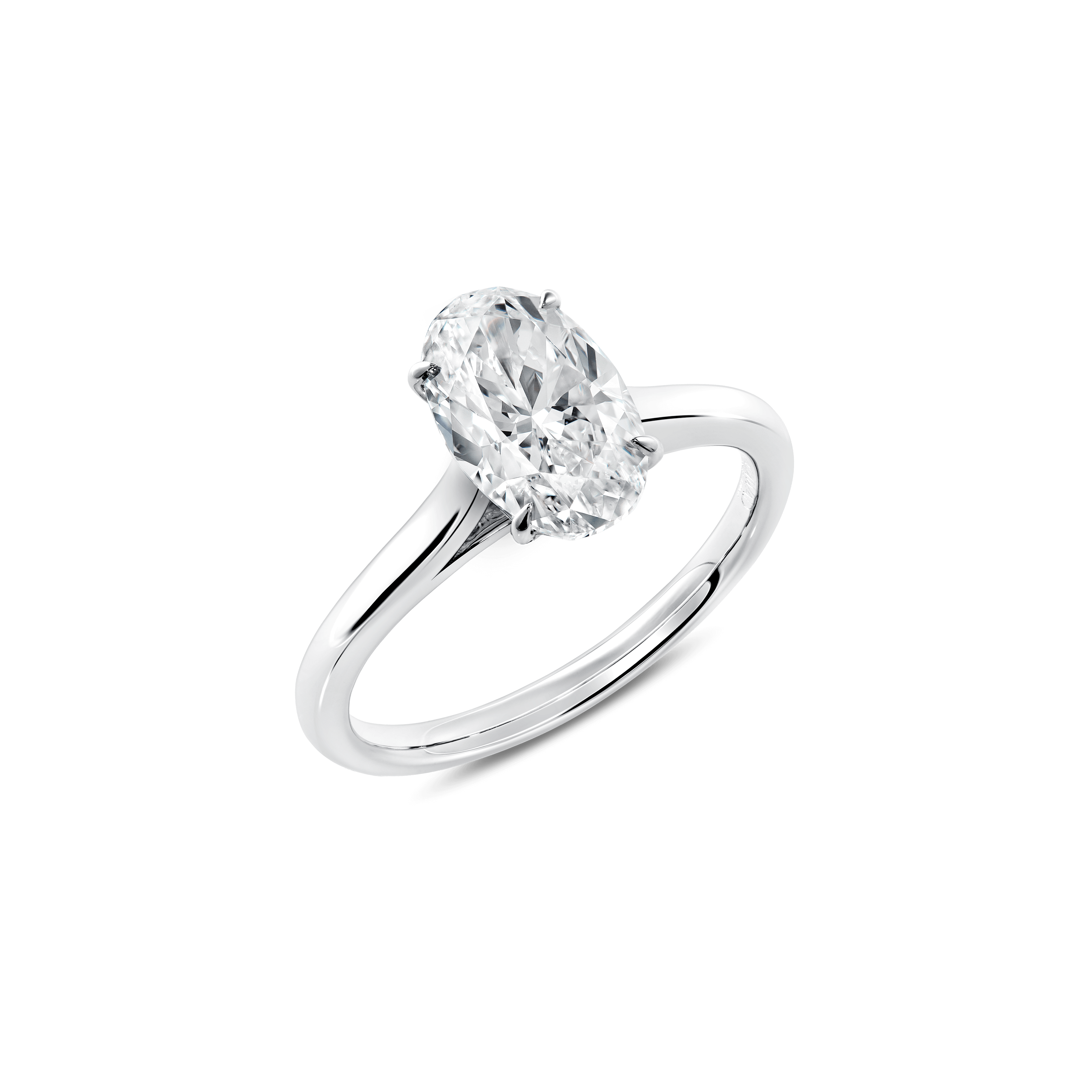 UNITY OVAL-CUT SOLITAIRE ENGAGEMENT RING