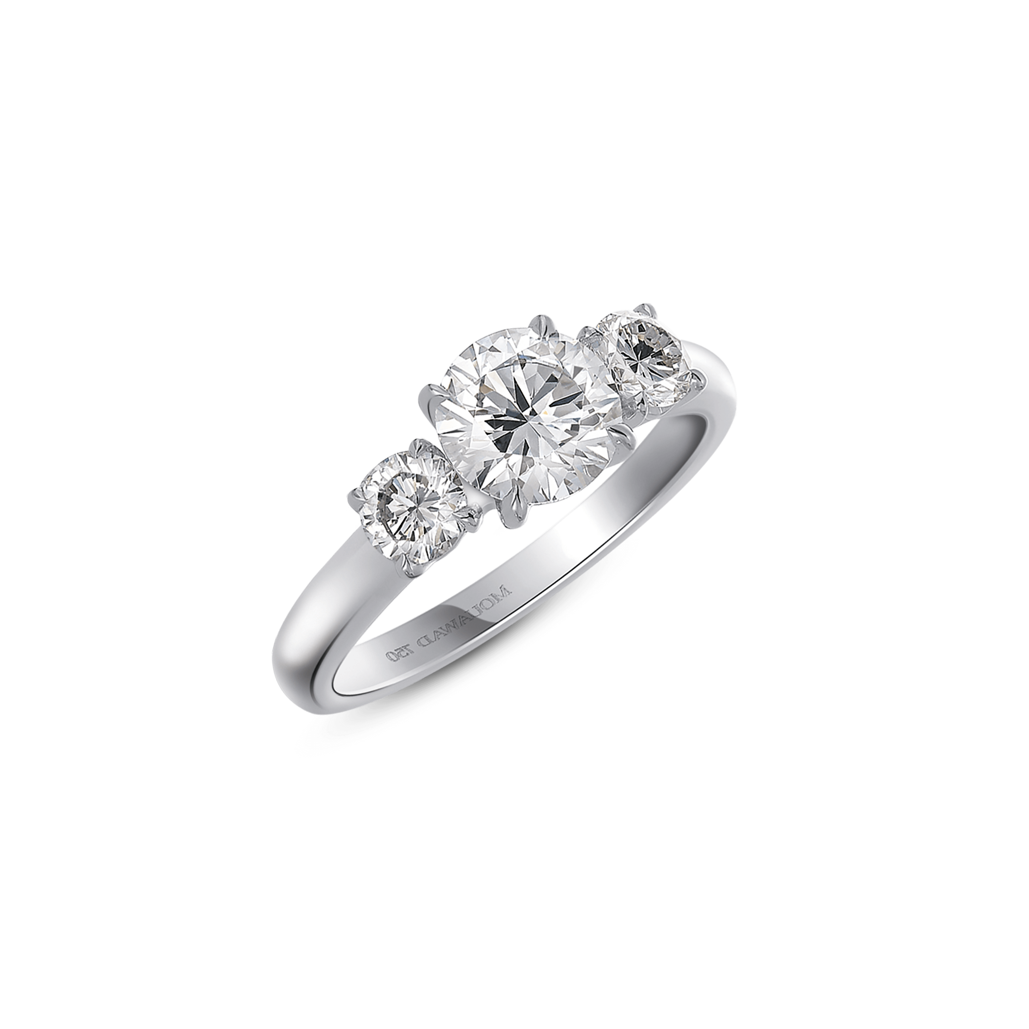 M CLASSIQUE TRIO DIAMOND ENGAGEMENT RING