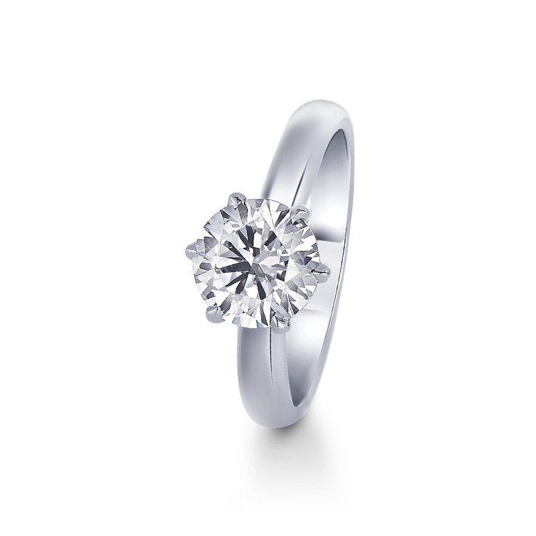 LA CLASSIQUE ROUND DIAMOND ENGAGEMENT RING