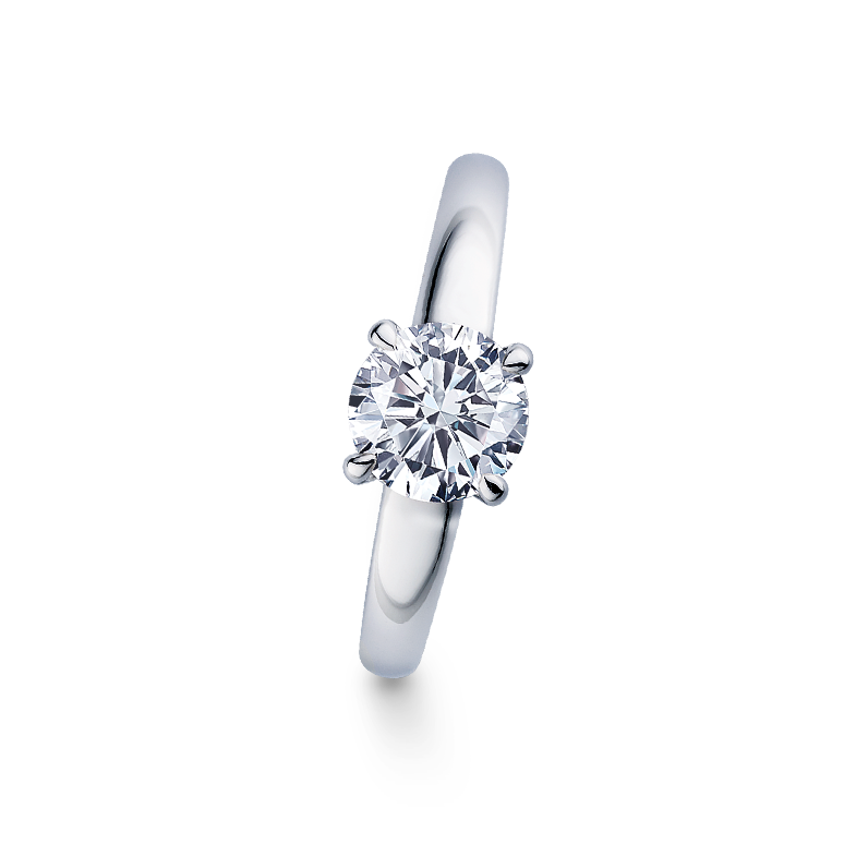 LA CLASSIQUE ROUND DIAMOND ENGAGEMENT RING 