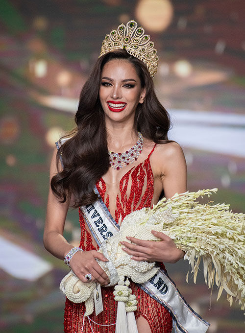 Miss Universe Thailand 2022 is crowned with the Power of Resilience Crown 