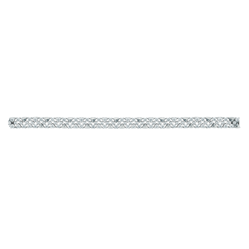 Trigonia Signature White Gold Bracelet