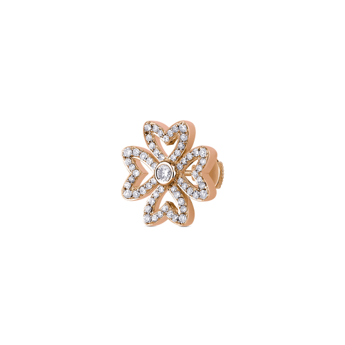 Love M Earrings with four M motifs