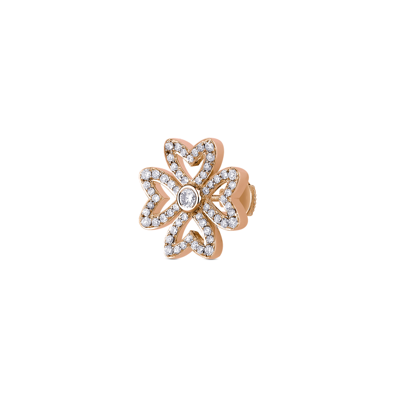 Love M Earrings with four M motifs