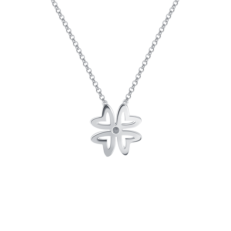 Love M Pendant with four M motifs
