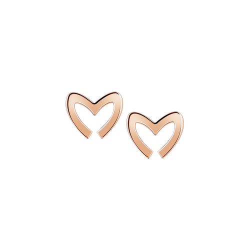 Love M Earrings with single M motif