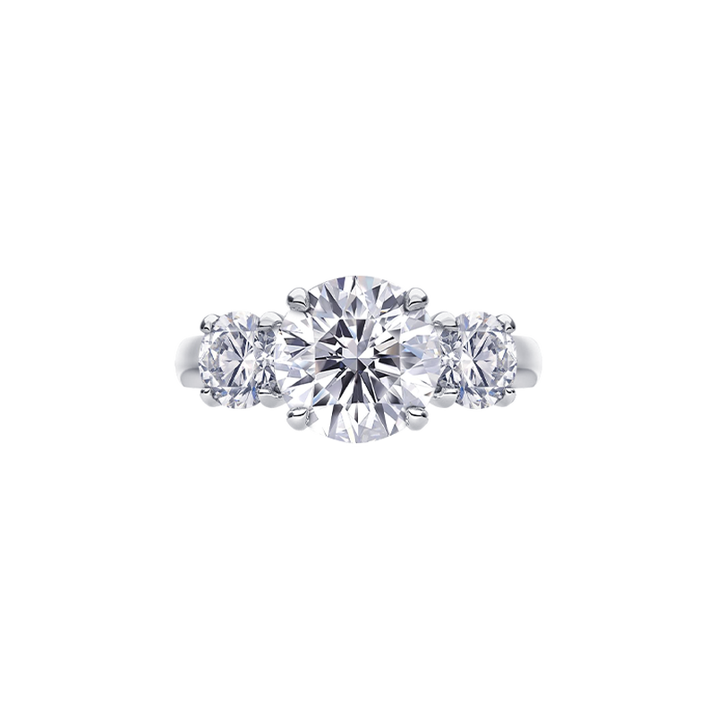 M CLASSIQUE TRIO DIAMOND ENGAGEMENT RING