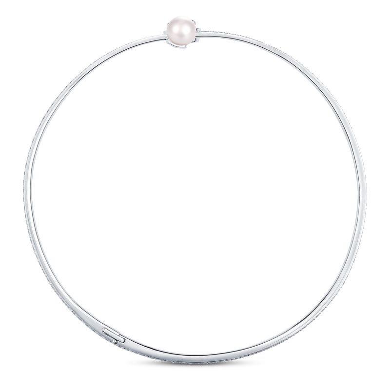 Venus Rubellite and Diamond Pav&eacute; Necklace