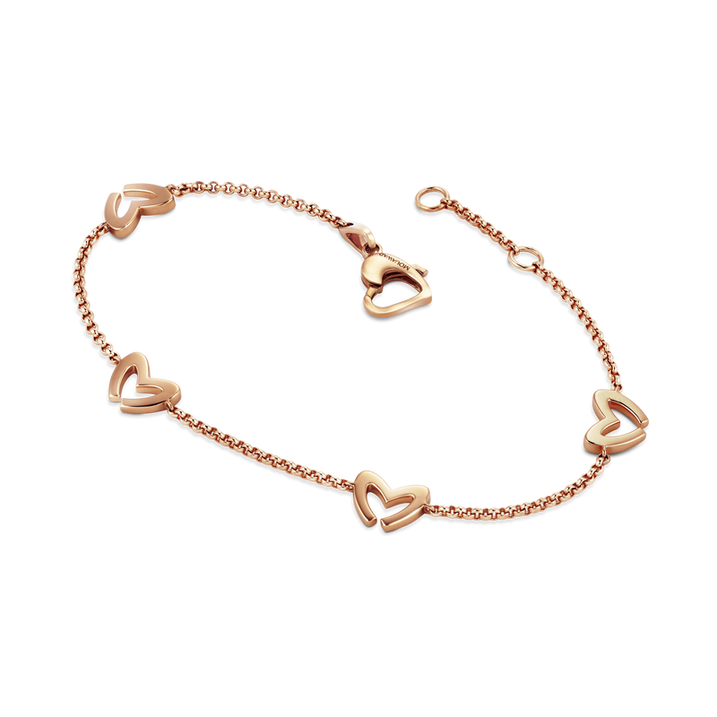 Love M Bracelet with four M motifs