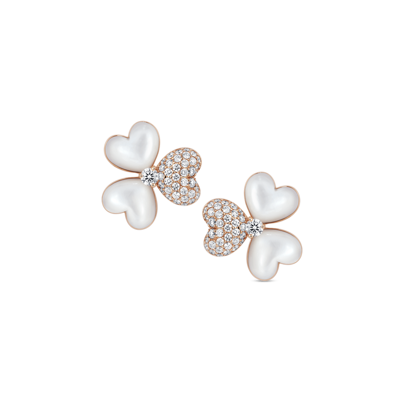 Flower of Eternity Mother of Pearl Earrings