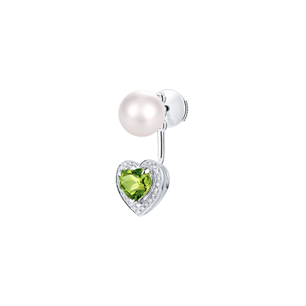 Venus Peridot and Diamond Pav&eacute; Earrings