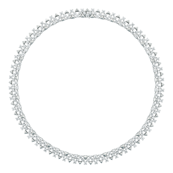 Trigonia Signature White Gold Necklace
