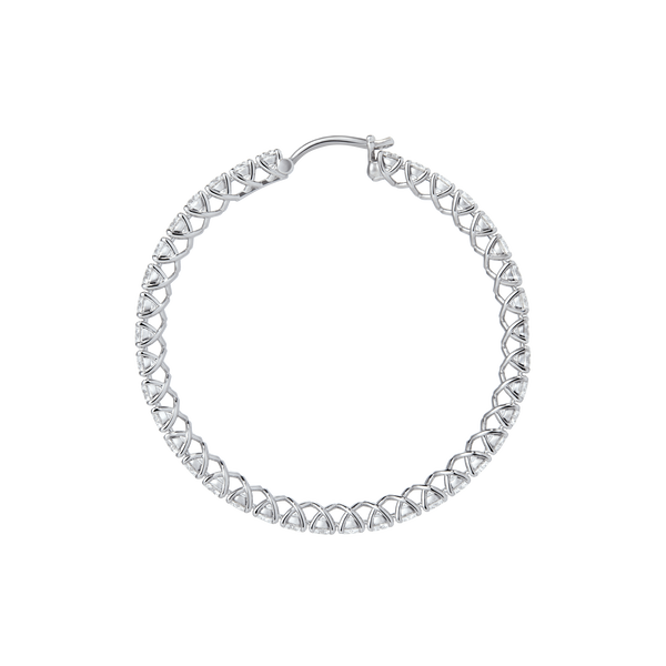 Diamond Essentials Unity Hoop Earrings, 7.70 ct