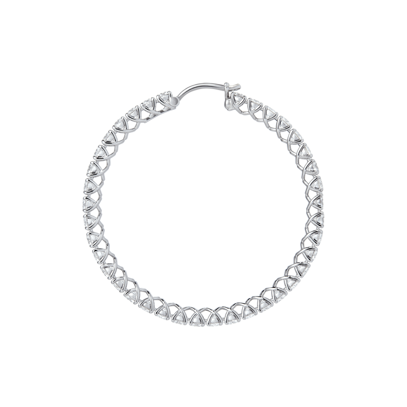 Diamond Essentials Unity Hoop Earrings, 7.70 ct