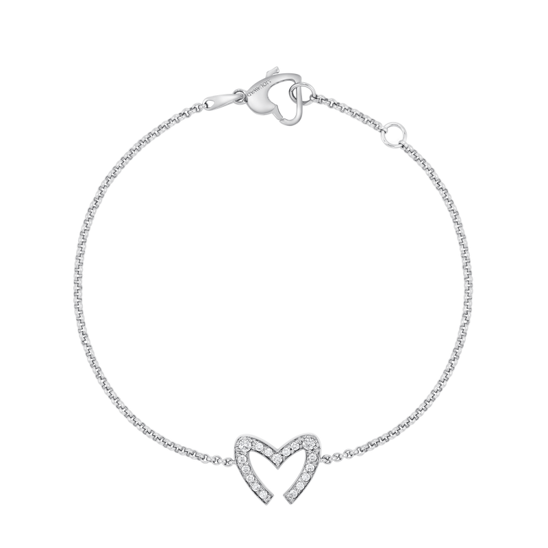 Love M Diamond Pav&eacute; Bracelet