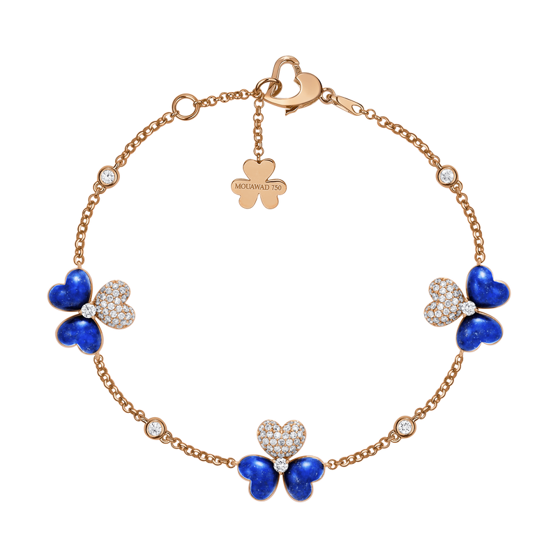 Flower of Eternity Lapis Lazuli Bracelet