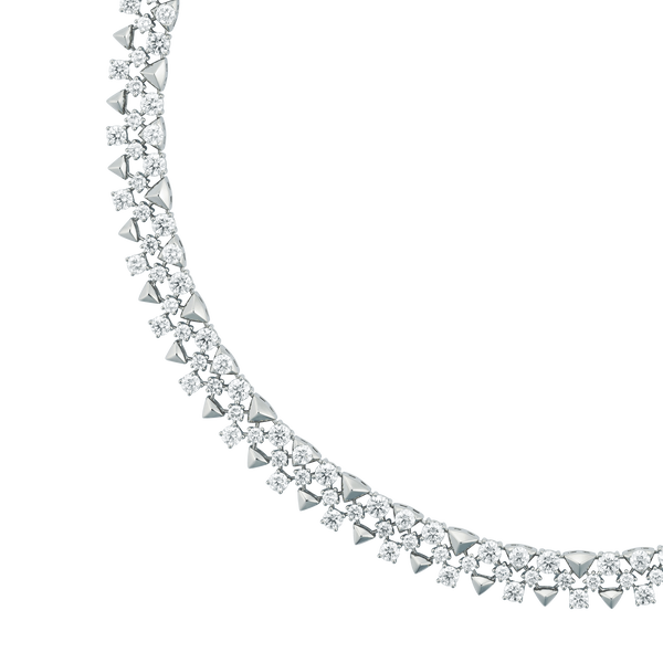 Trigonia Signature White Gold Necklace