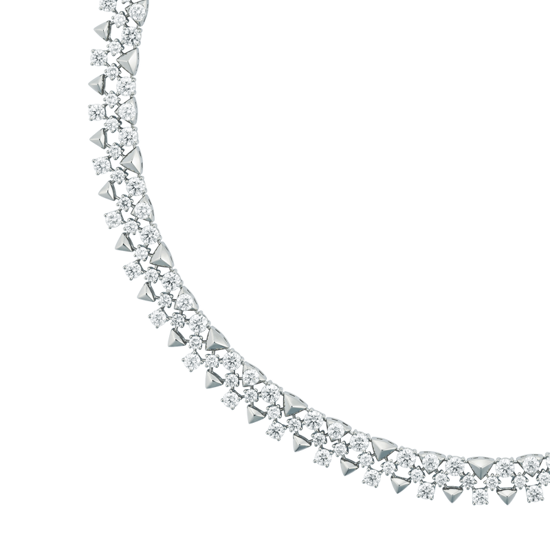 Trigonia Signature White Gold Necklace