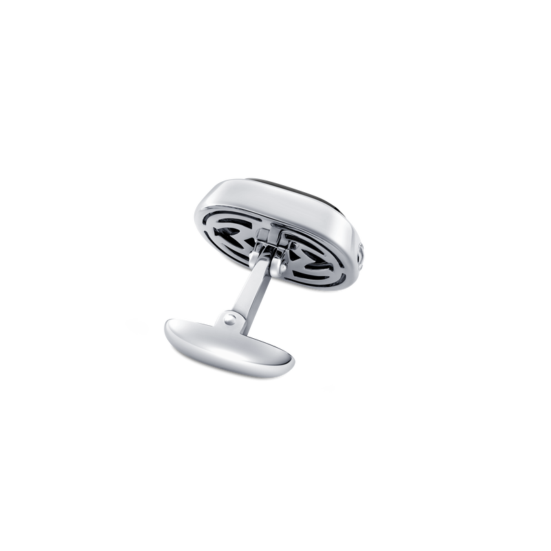 Grande Ellipse Cufflinks in Black Onyx