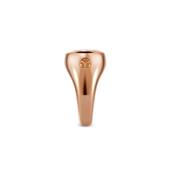 Grande Ellipse Men's Ring with Diamond
