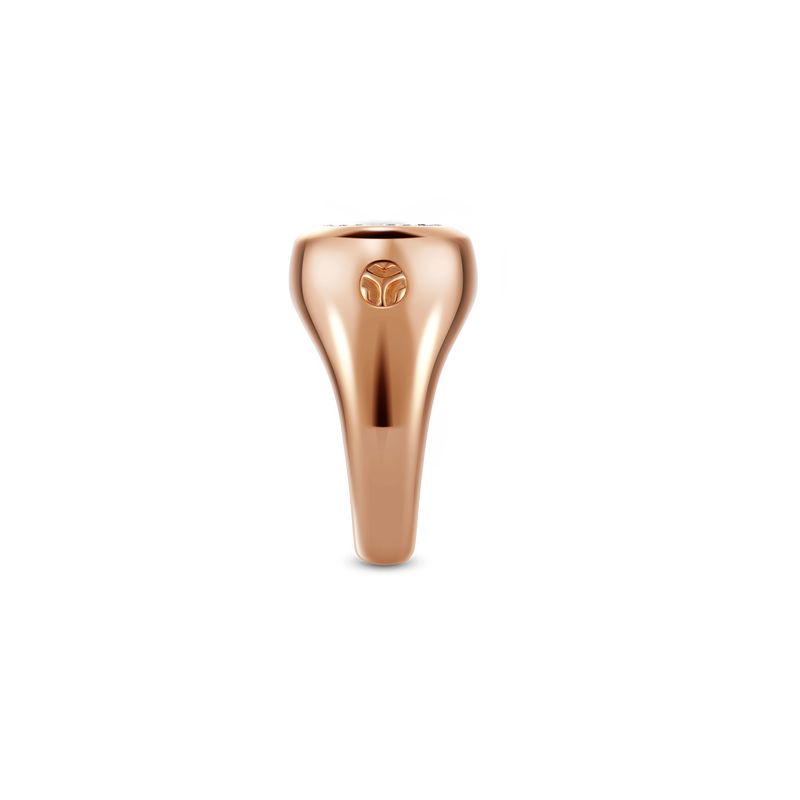 Grande Ellipse Men's Ring with Diamond
