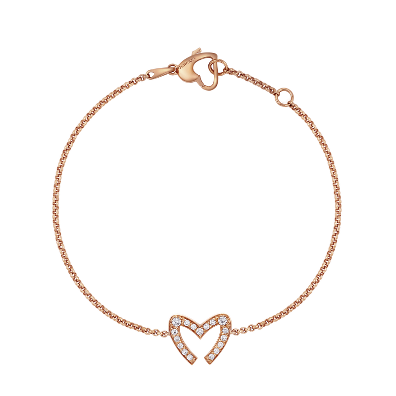 Love M Diamond Pav&eacute; Bracelet
