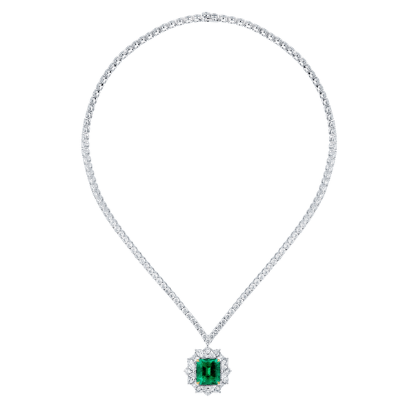 Garden of Gemstone Emerald Necklace