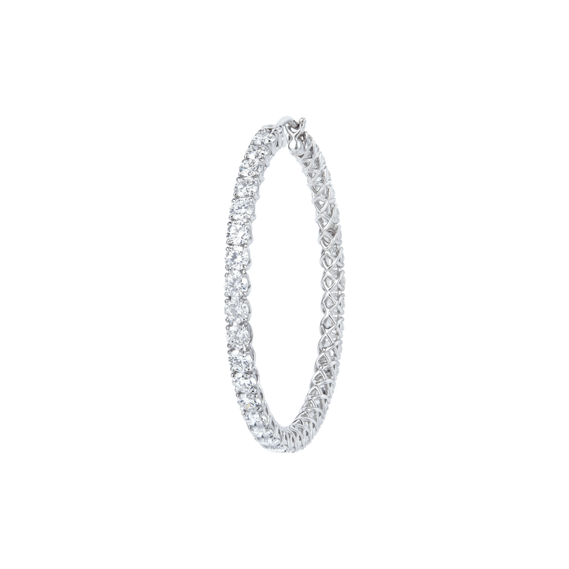 Diamond Essentials Unity Hoop Earrings, 7.70 ct