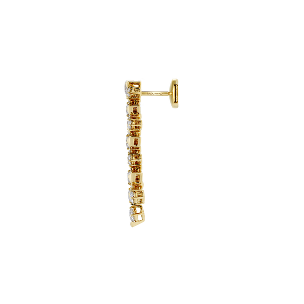 Trigonia Signature Yellow Gold Earrings