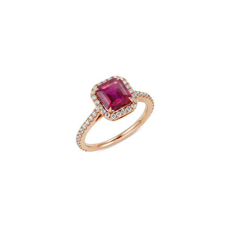 Garden of Gemstone Ruby Ring