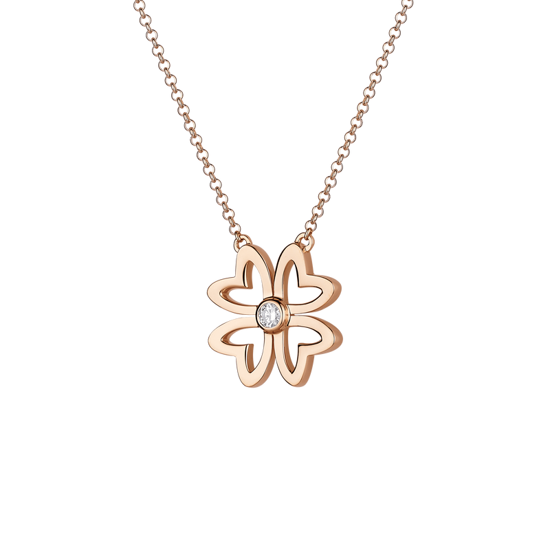 Love M Pendant with four M motifs