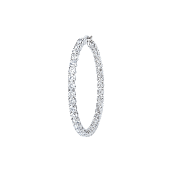 Diamond Essentials Unity Hoop Earrings, 7.70 ct