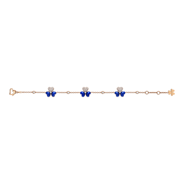 Flower of Eternity Lapis Lazuli Bracelet
