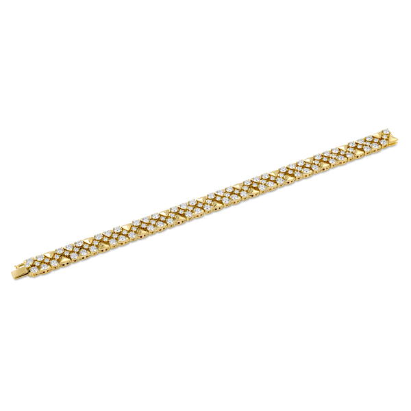 Trigonia Signature Yellow Gold Bracelet