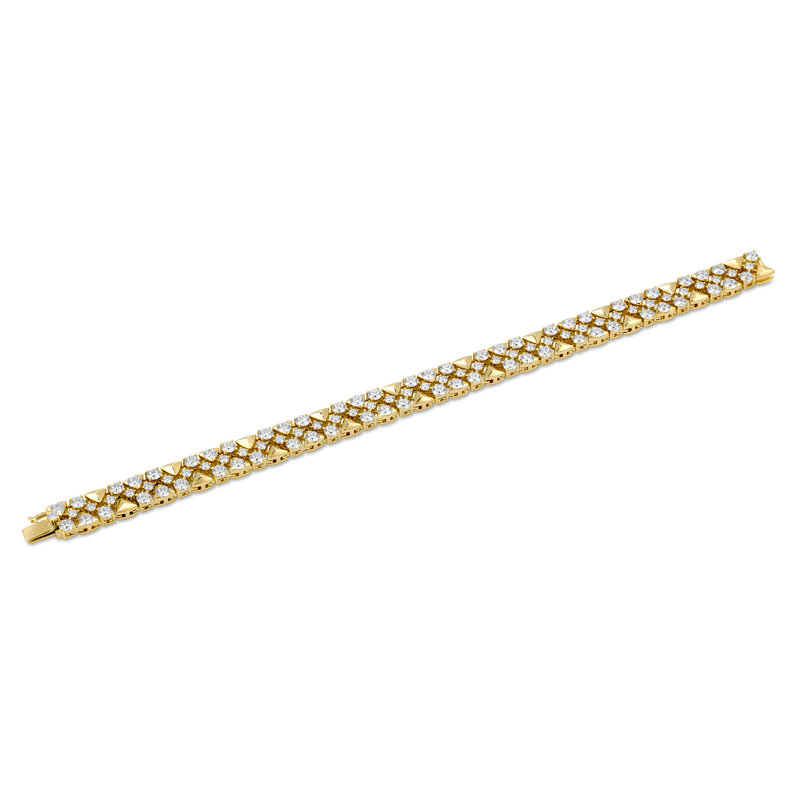 Trigonia Signature Yellow Gold Bracelet