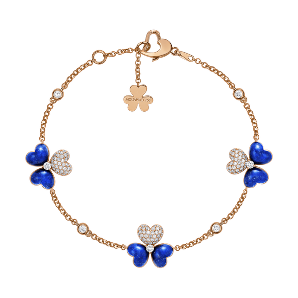 Flower of Eternity Lapis Lazuli Bracelet