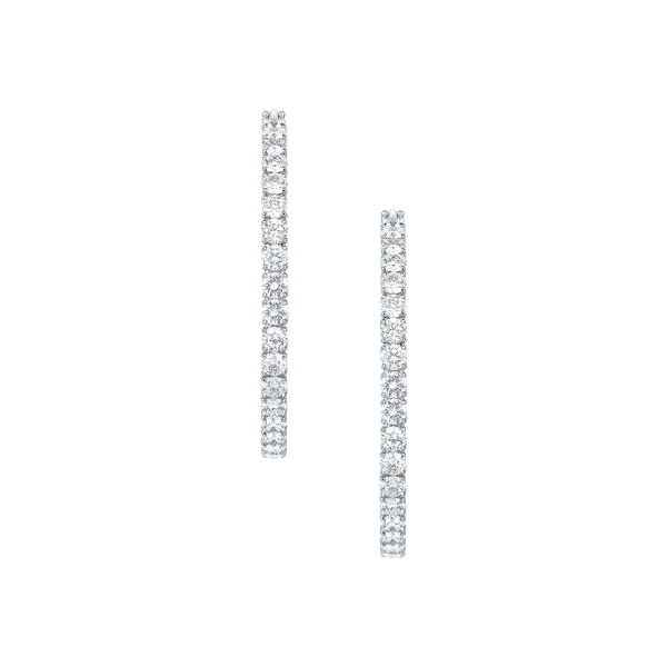 Diamond Essentials Unity Hoop Earrings, 7.70 ct