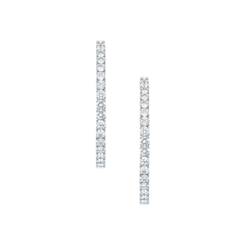 Diamond Essentials Unity Hoop Earrings, 7.70 ct