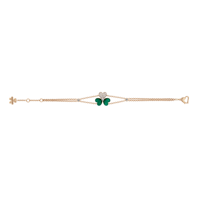 Flower of Eternity Malachite Bracelet