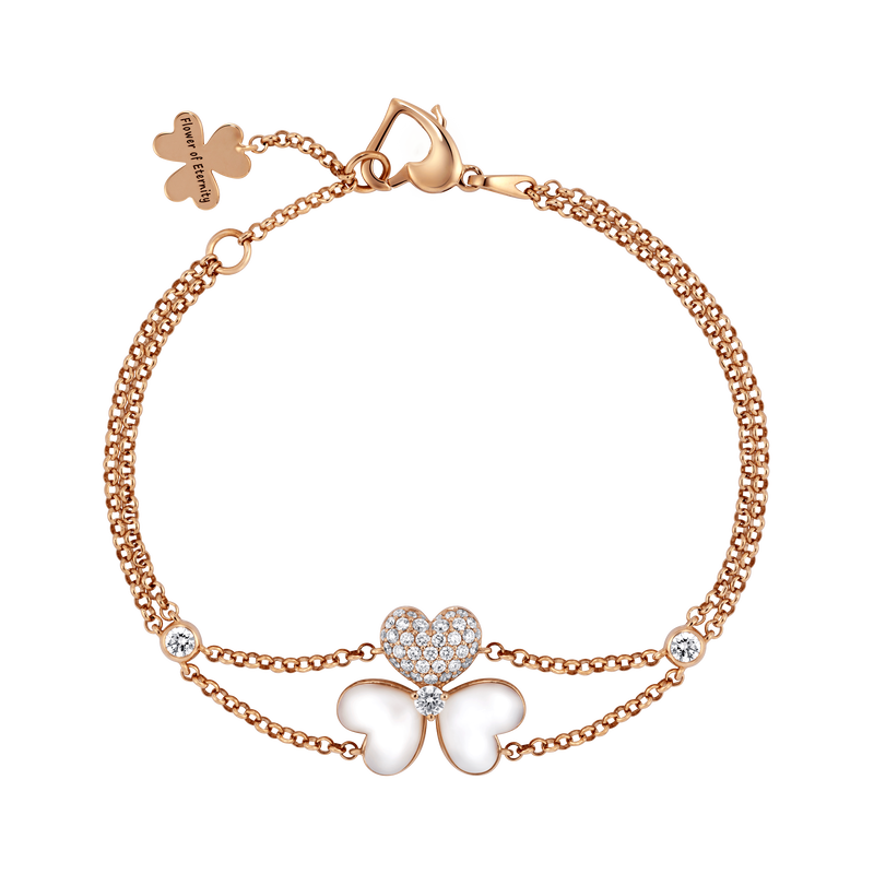 Flower of Eternity Mother of Pearl Bracelet