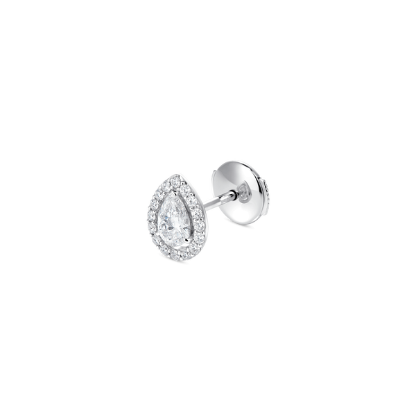 Diamond Essentials Unity Pear Halo Earrings