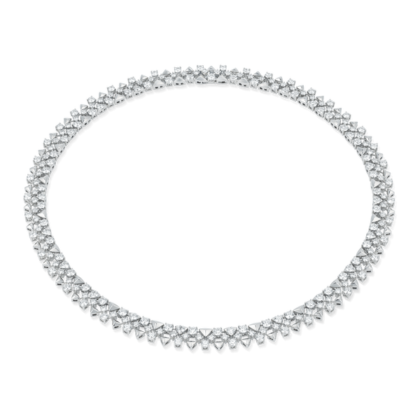 Trigonia Signature White Gold Necklace