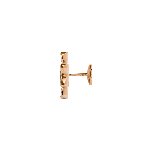 Love M Earrings with four M motifs