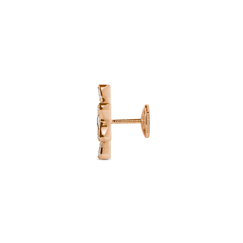 Love M Earrings with four M motifs