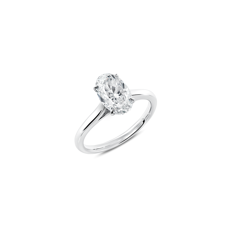 Unity Oval-Cut Solitaire Engagement Ring