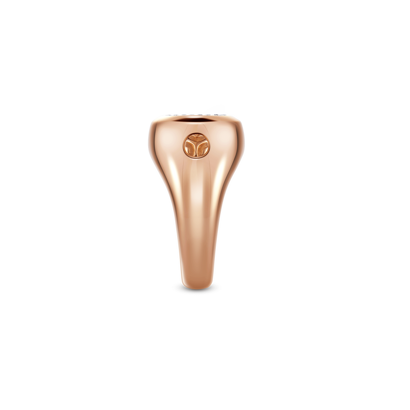 Grande Ellipse Men's Ring with Diamond