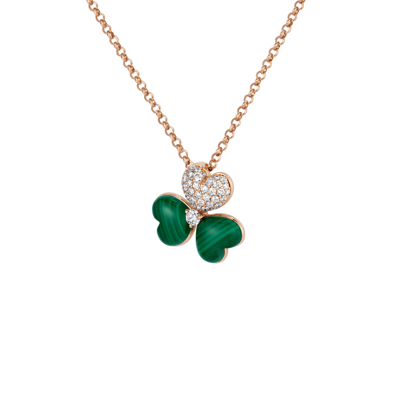 Flower of Eternity Malachite Pendant