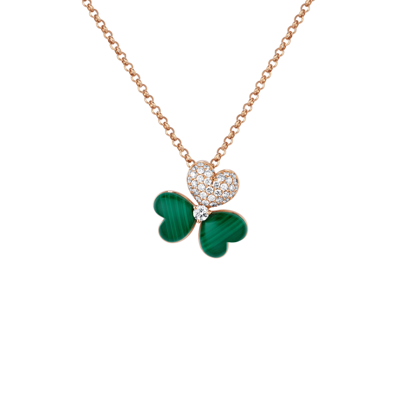 Flower of Eternity Malachite Pendant