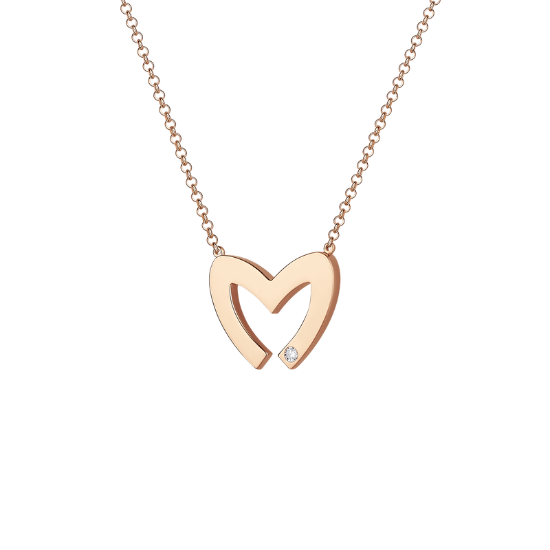 Love M Pendant with single M motif