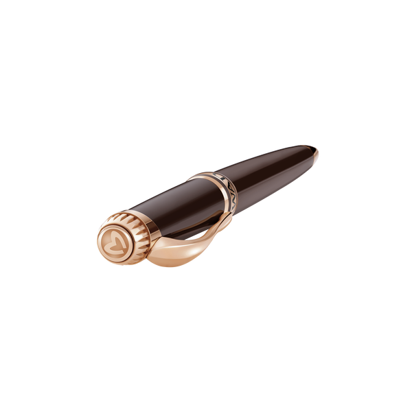 Grande Ellipse Brown Lacquer Ballpoint Pen